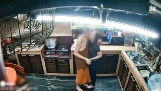 vụ chụ trì bên thái đụ cô gái ở nhà bếp